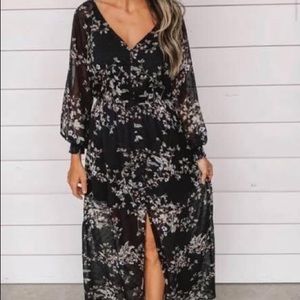 Floral maxi dress
